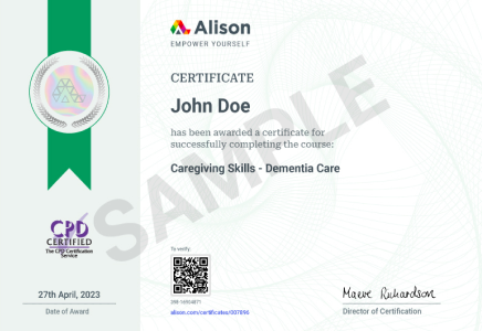 Alison Certificate